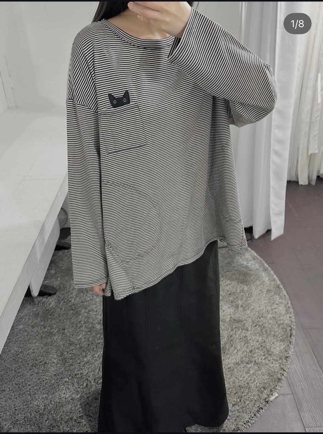 atsuko matano stripe longsleeve 상품이미지3