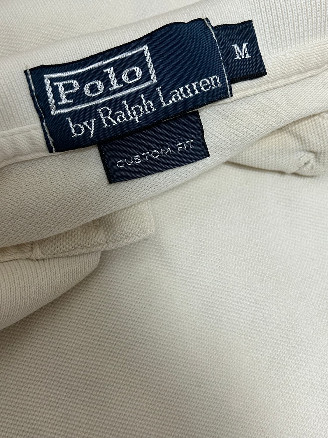 폴로 랄프로렌 아이보리 빅로고 pk티 상품이미지5