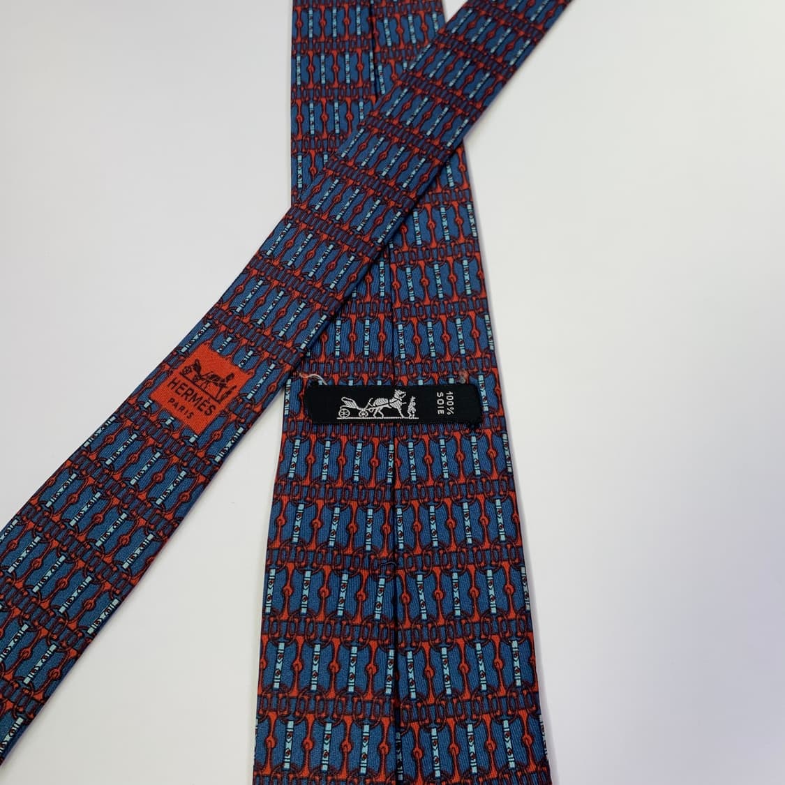 에르메스(HERMES) 명품 빈티지넥타이 프랑스 100실크 A등급 상품이미지5