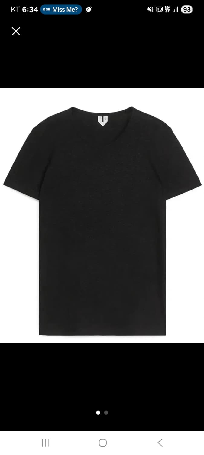 아르켓 린넨블랜드 티셔츠 상품이미지1