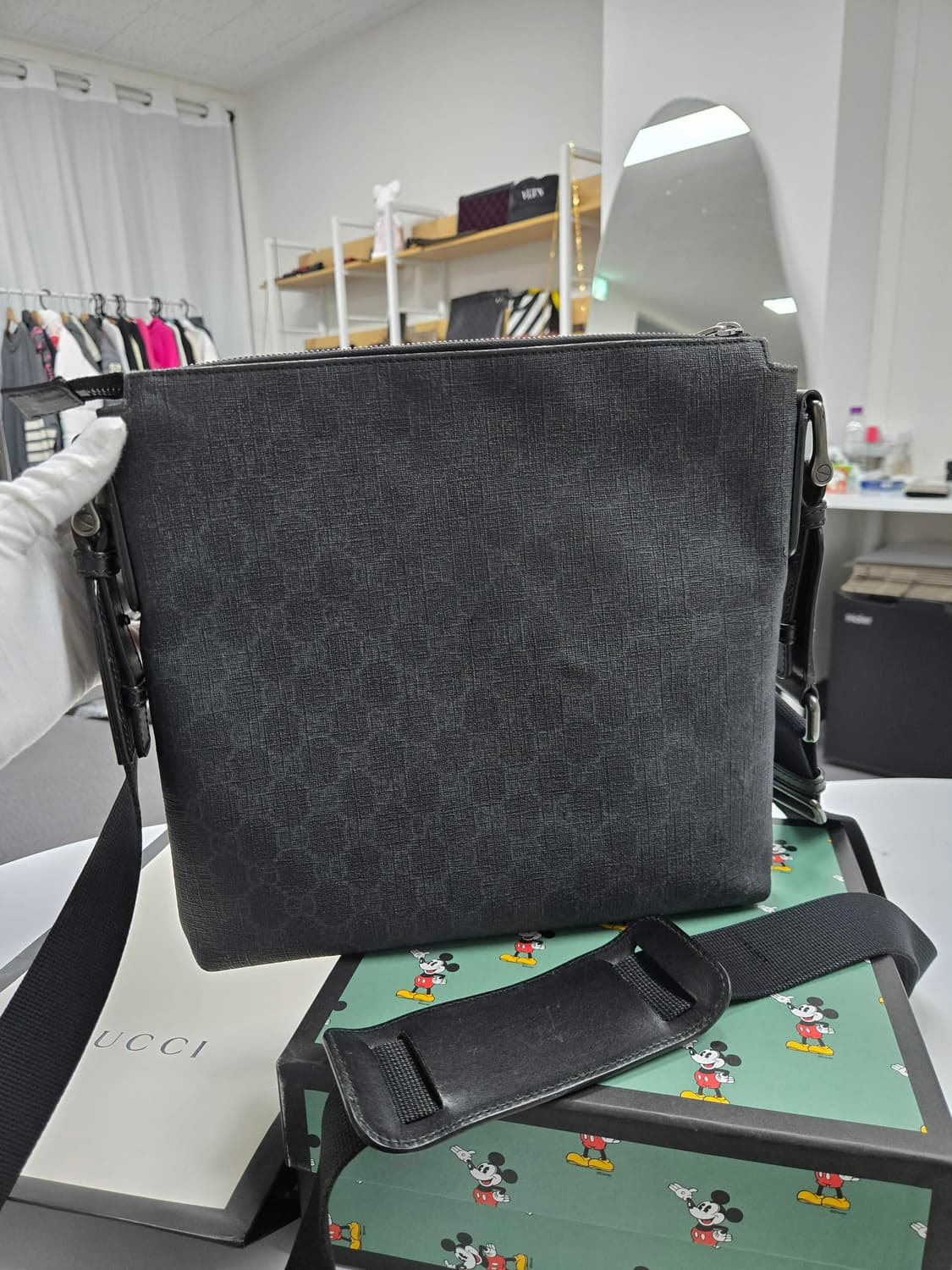 [A급컨디션] 구찌 시그니처 GG 메신저백 상품이미지2