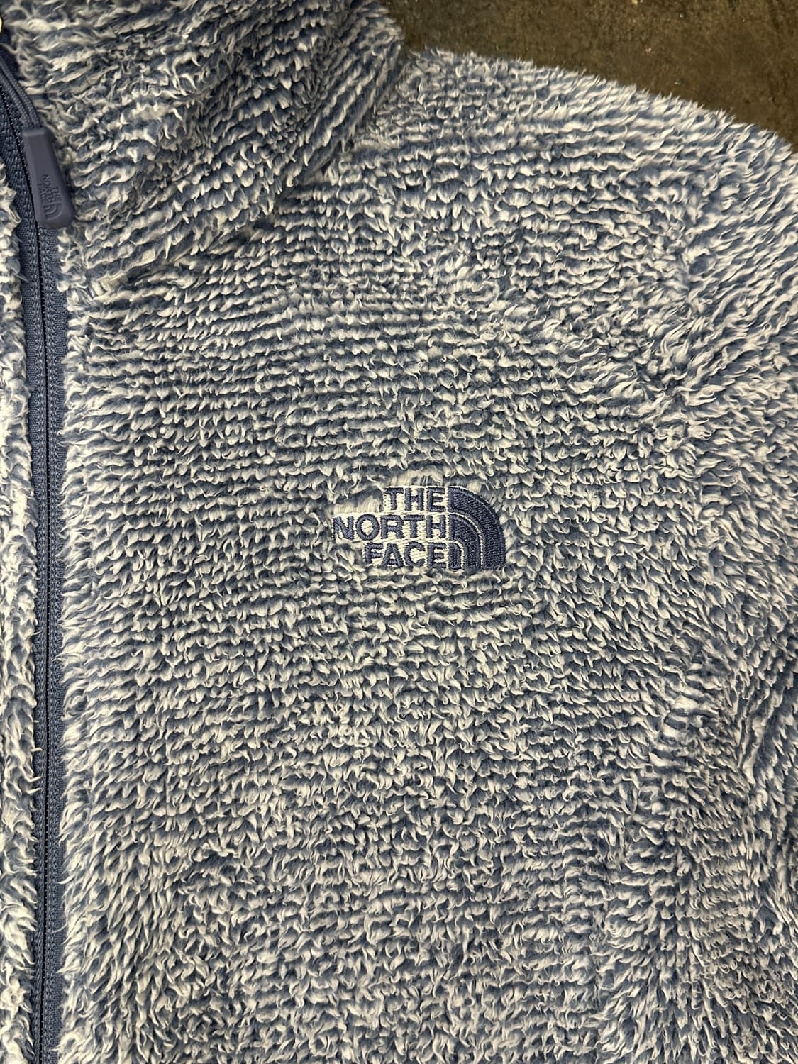 노스페이스 블루 플리스 집업 XS 상품이미지3