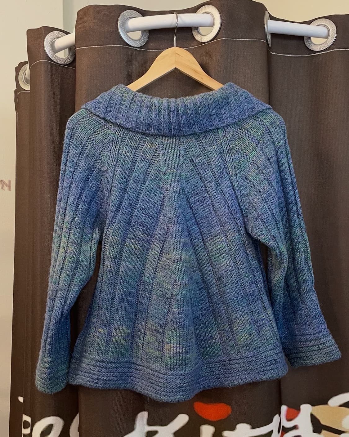 블루멜란지 니트 가디건[무배] 상품이미지4