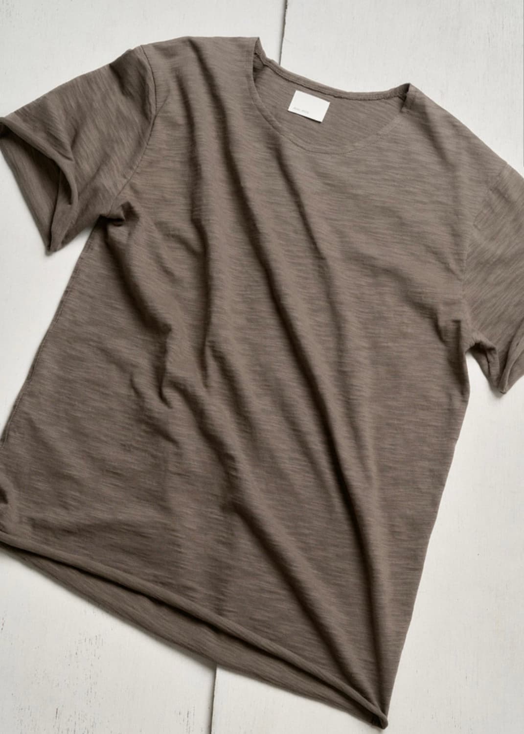 모노프리베 Textured Roll Half Sleeve 브라운 상품이미지1