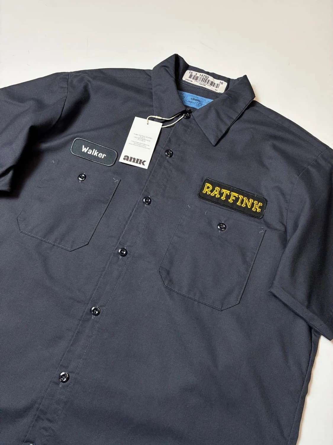 Selected 00's 빅프린팅 반팔 코튼 셔츠 PN9487 상품이미지4