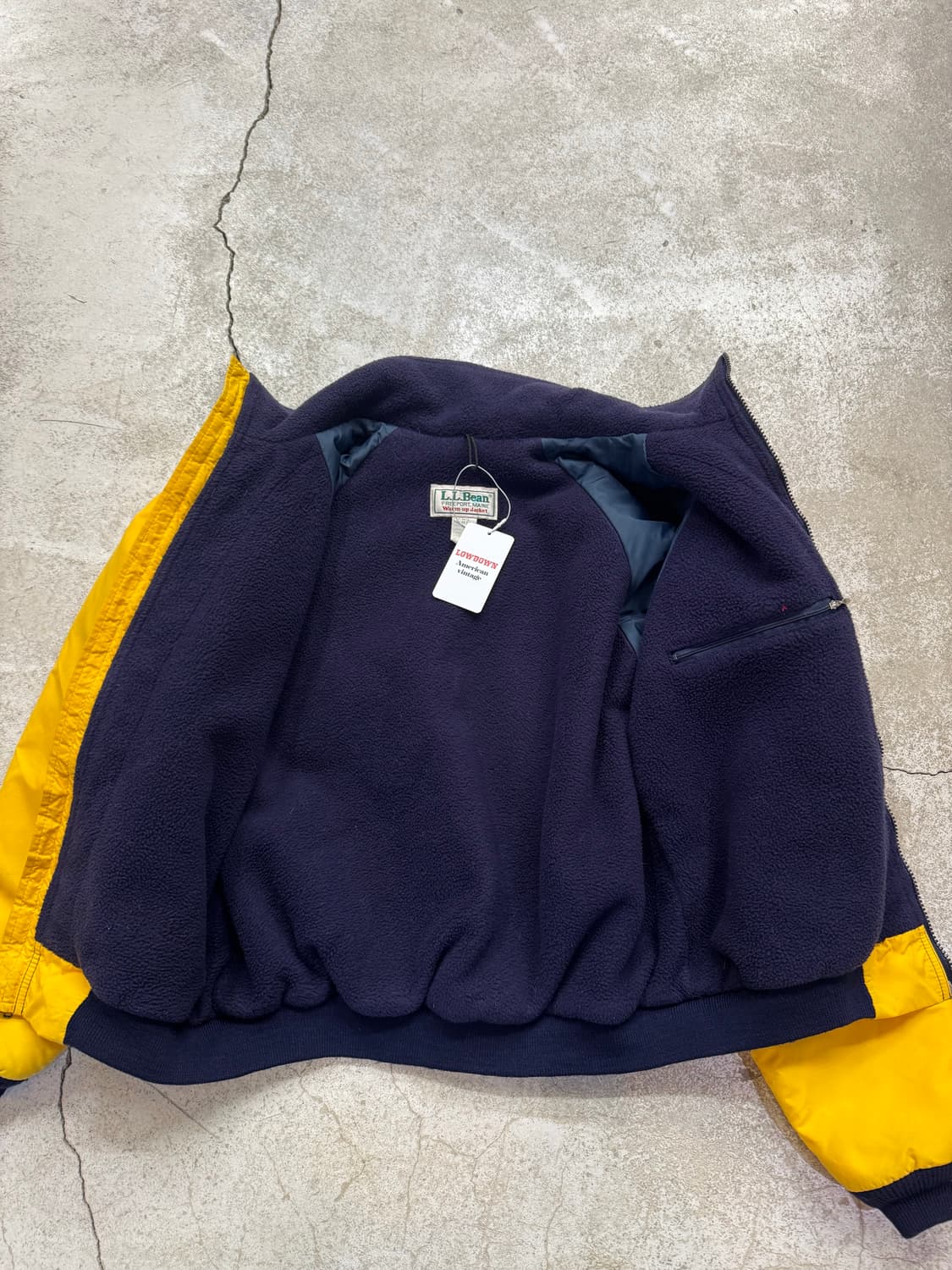 90s 엘엘빈 플리스 라이닝 웜업자켓 usa 상품이미지7