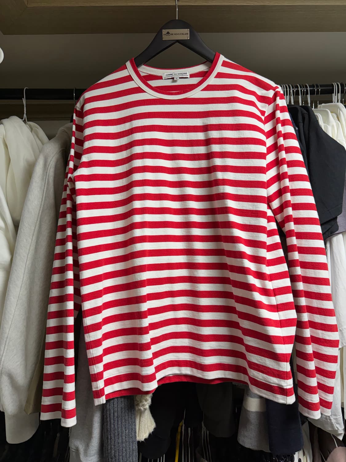 꼼데가르송 스트라이프 롱슬리브 (플레이라인X) 상품이미지1