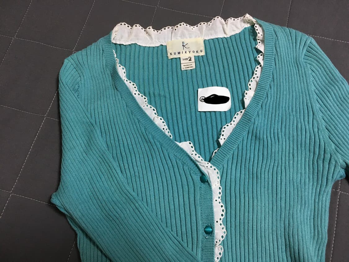 민트 레이스 포인트 가디건 상품이미지2