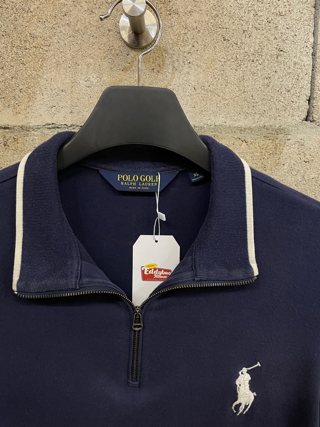 폴로 랄프로렌 빅 포니 반집업 니트 상품이미지6