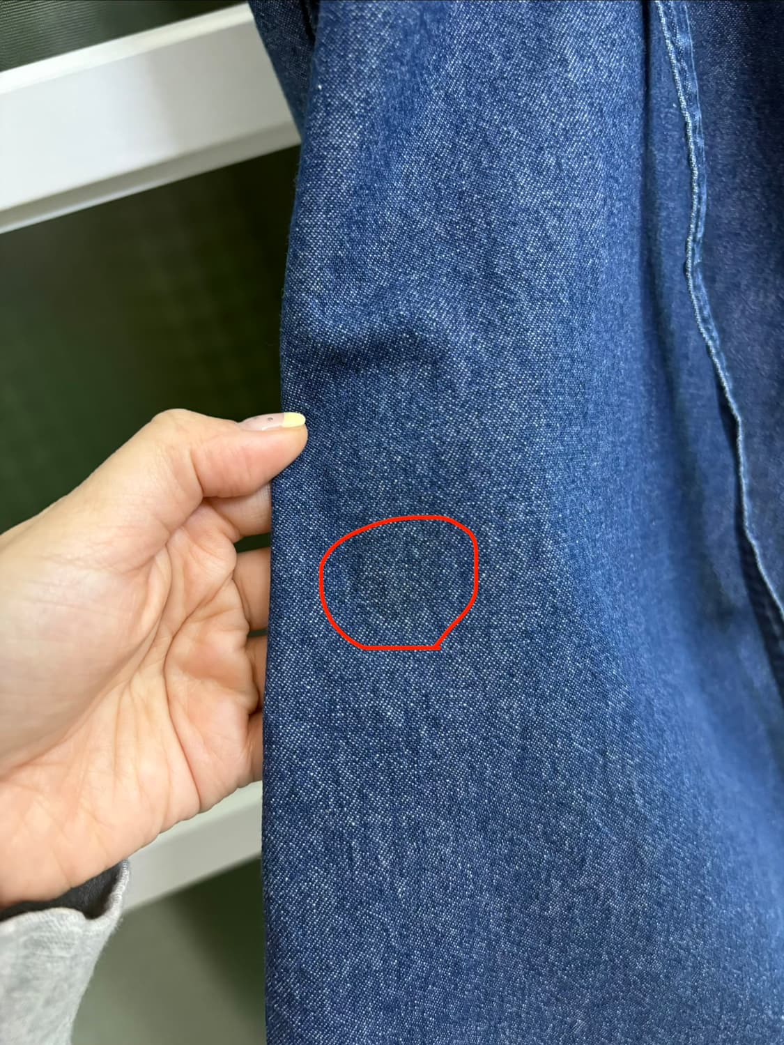 데님 롱 원피스 상품이미지7