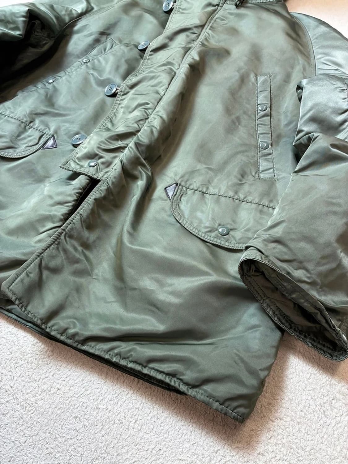 알파인더스트리 USA N-3B 새틴 밀리터리 파카 PN6380 상품이미지4