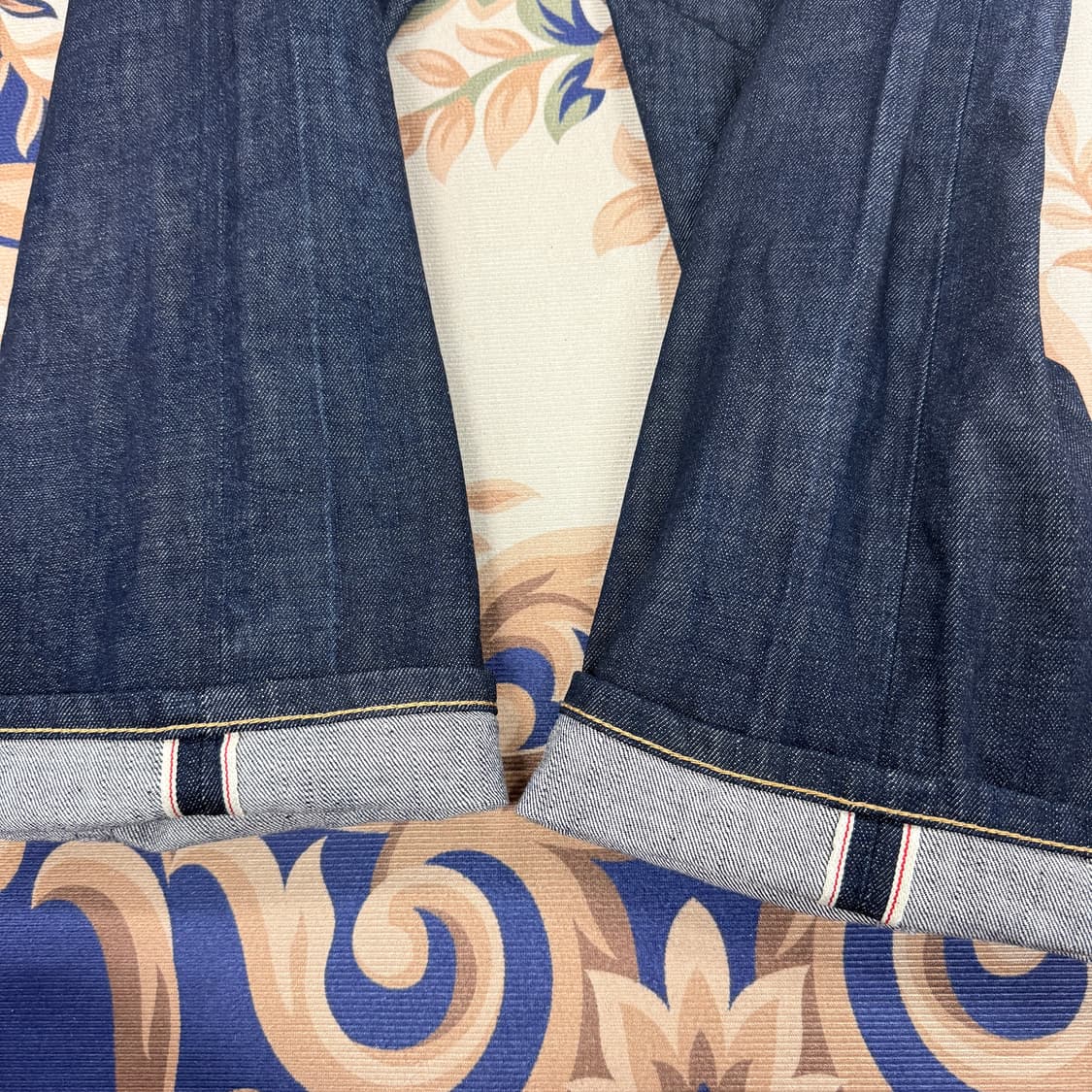 (XL)유니폼 브릿지 진청셀비지 데님팬츠 상품이미지7