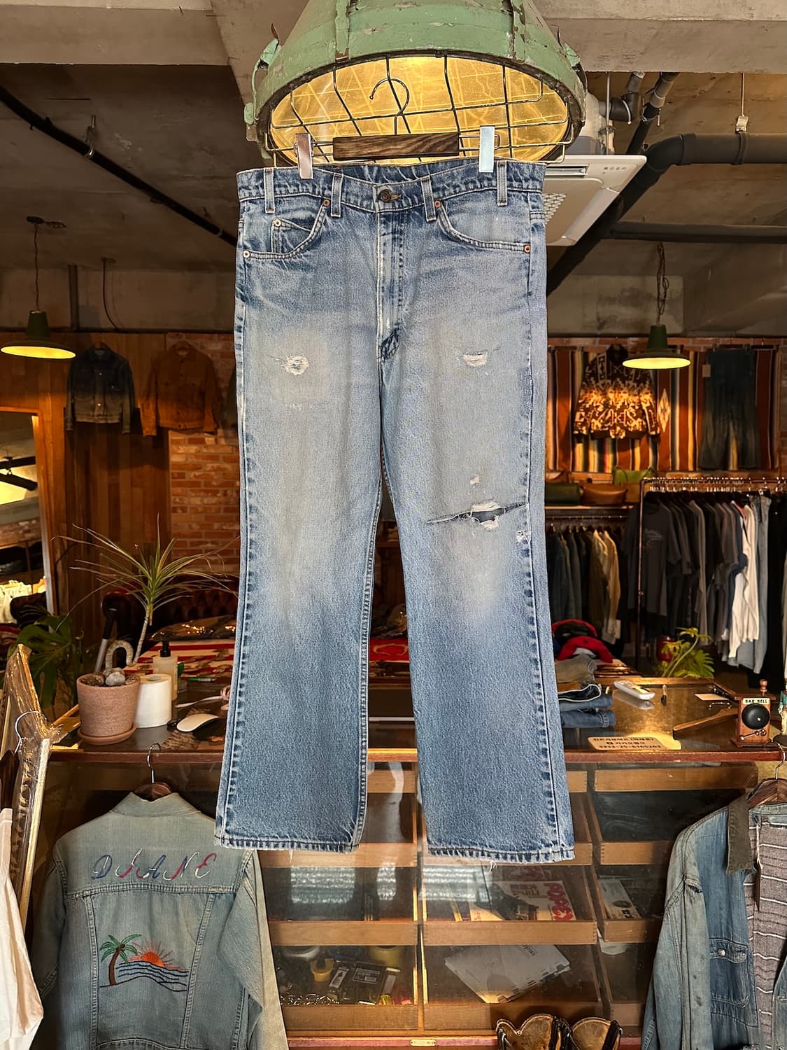 90s USA Levis 517 Boot Cut Denim Pants 상품이미지1