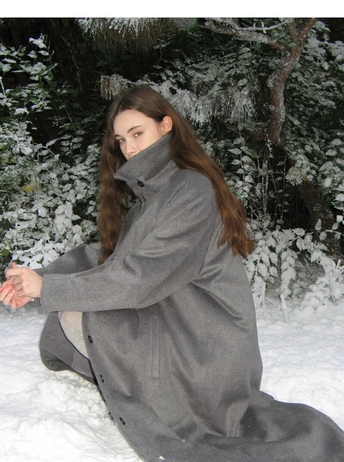 레터프롬문 뮤어 벌룬 울 롱코트 M 상품이미지4