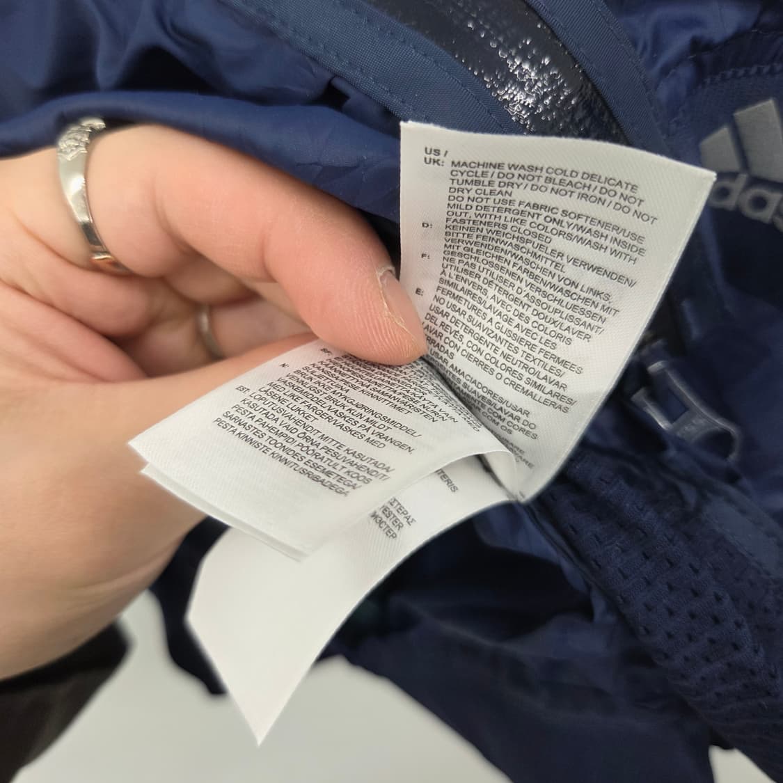 아디다스 스텔라 맥카트니 네이비 바람막이 여성 S 상품이미지10