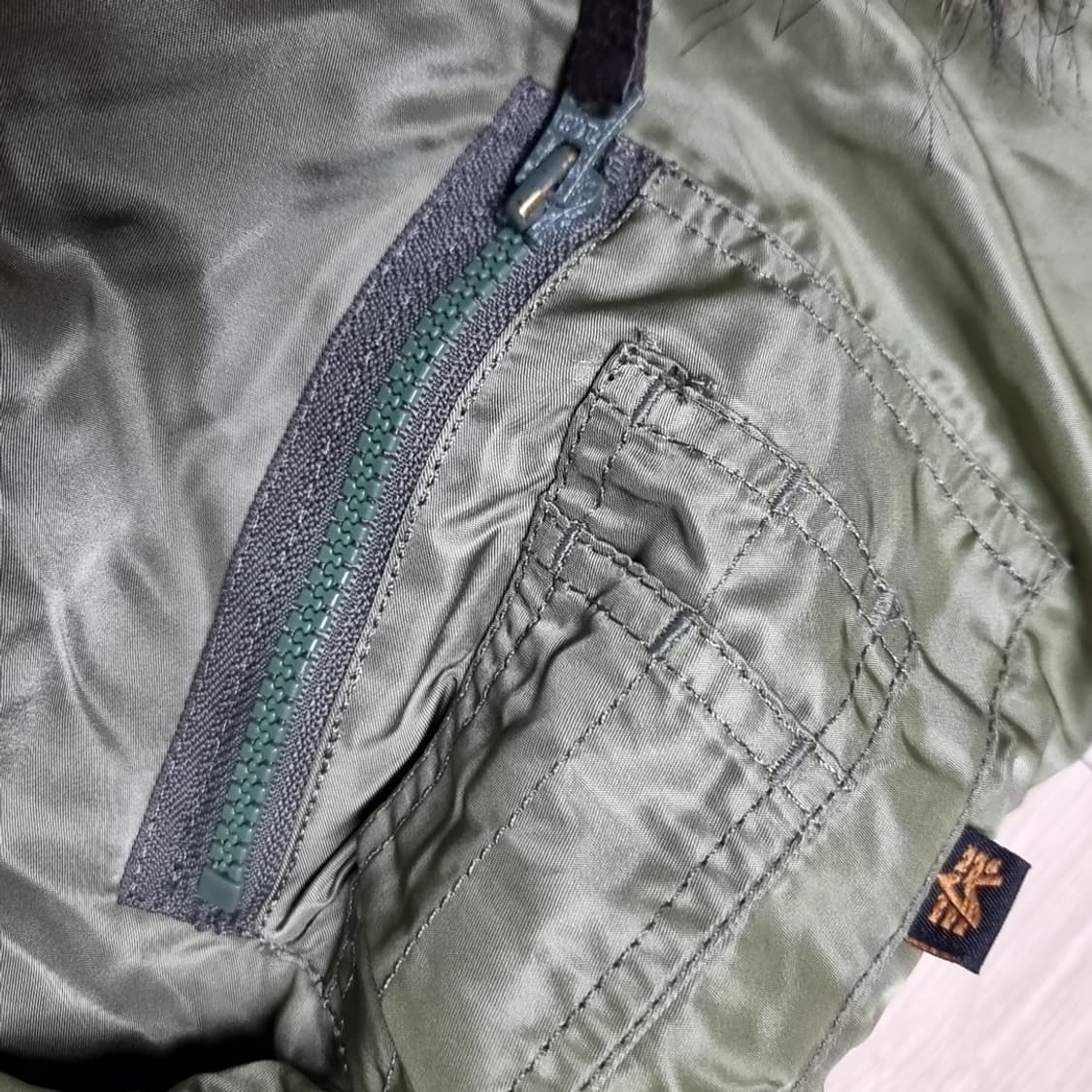 USA 알파인더스트리 N-3B 패딩 야상 점퍼(xl) 상품이미지9