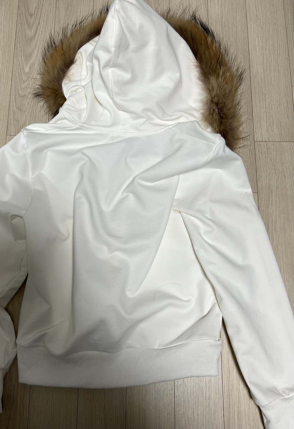 펑쉐이 후드집업 화이트 상품이미지2