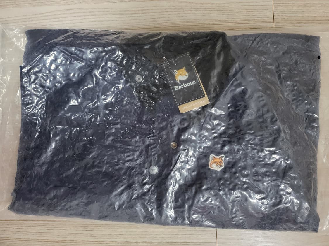 바버 X 메종키츠네 뷰포트 왁스 자켓 인디고(새상품)바버 X 메종키츠네  상품이미지10