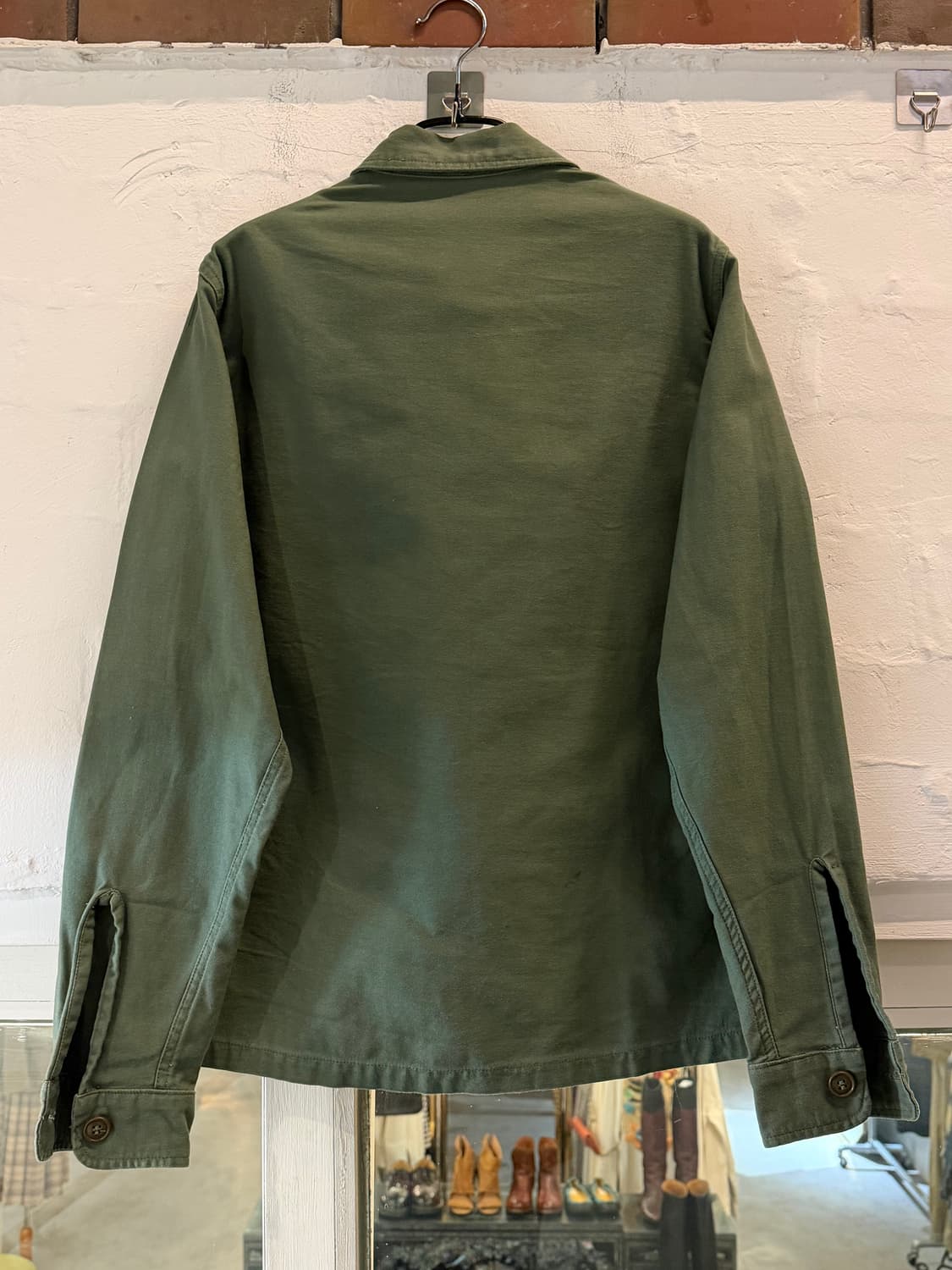 Military US ARMY Sateen OG-107 유틸리티 셔츠 상품이미지6