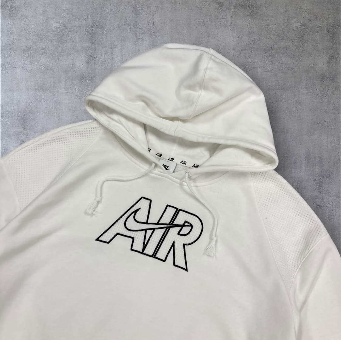 나이키 화이트 컬러 빅로고 후드티 상품이미지2