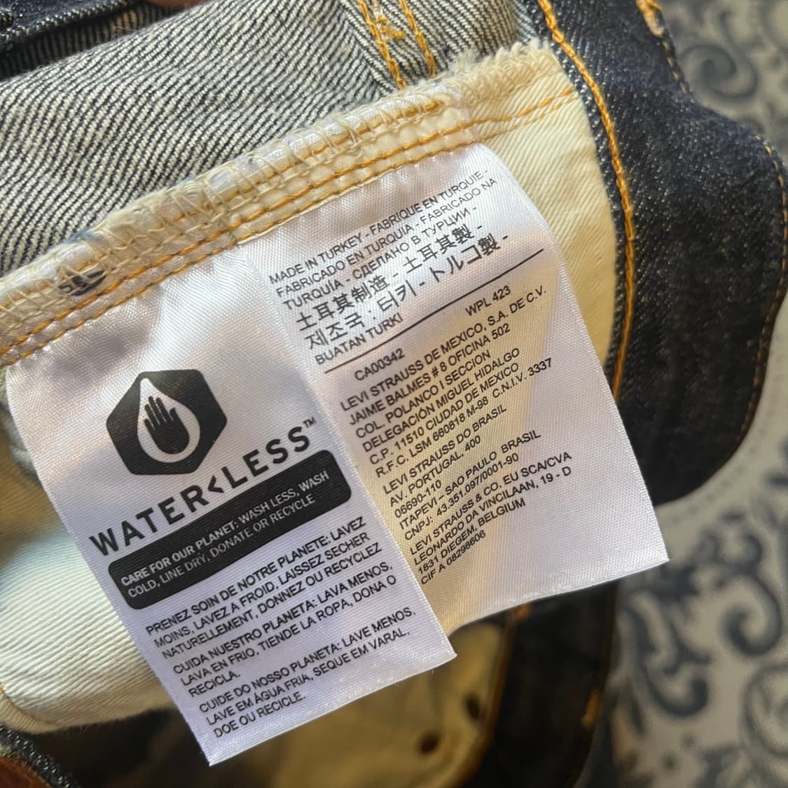 31X32 리바이스501XX 빅E 셀비지 데님 팬츠/W2340 상품이미지5