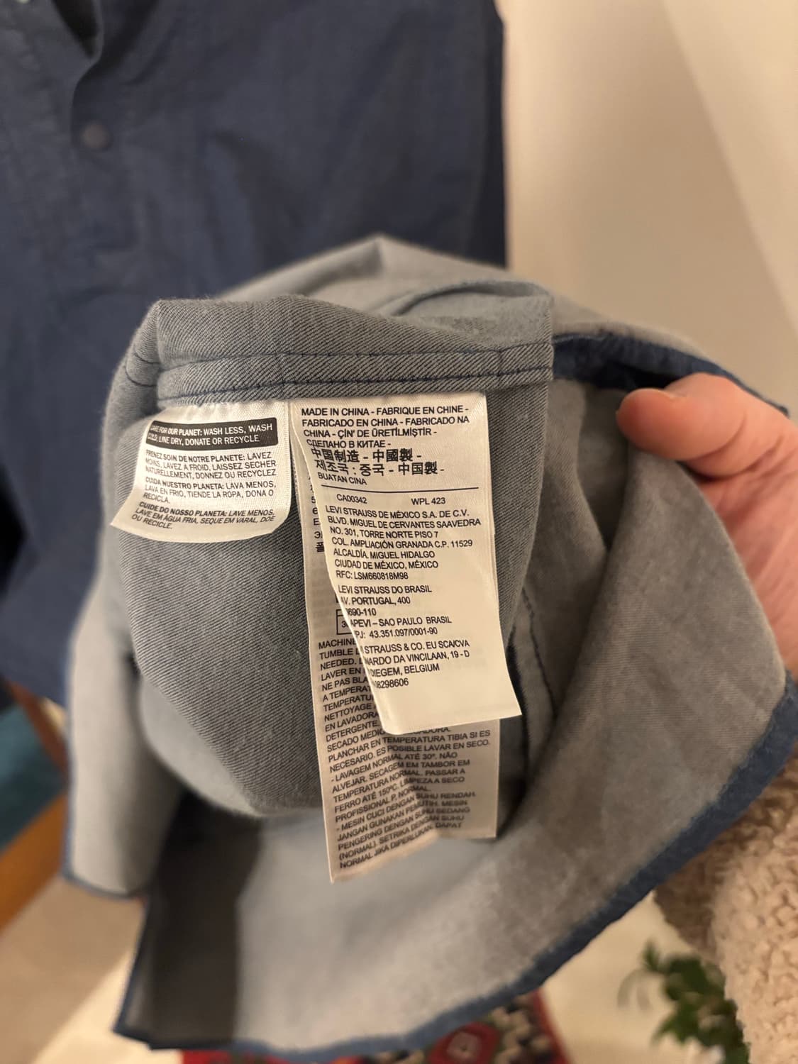 리바이스 x 화이트마운티니어링 아노락셔츠 상품이미지8