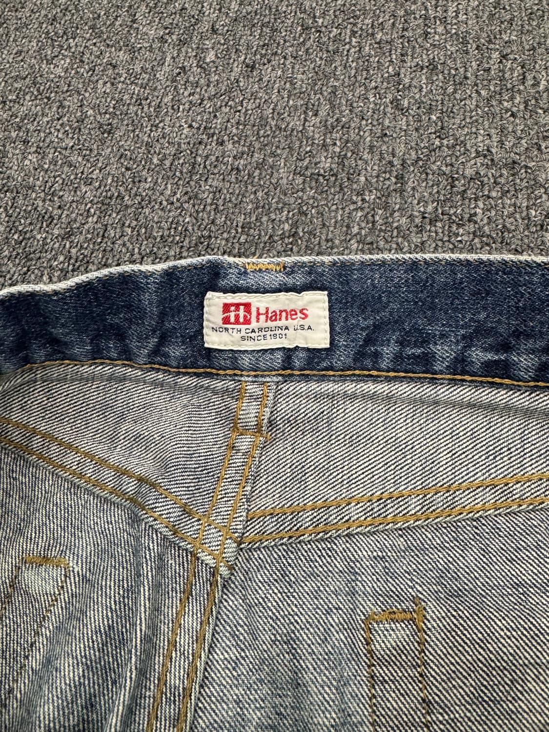 OS)Hanes 빈티지 워싱 데님팬츠 상품이미지6