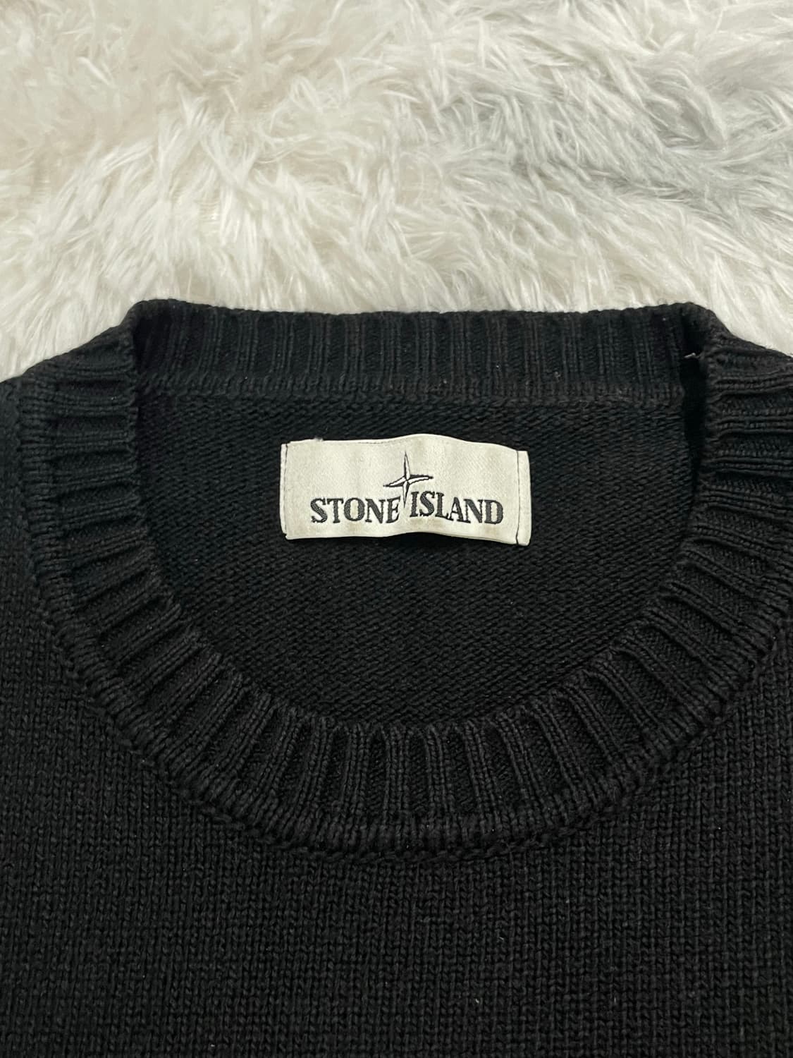 [백화점판] 스톤아일랜드 니트 블랙 [L] 상품이미지4