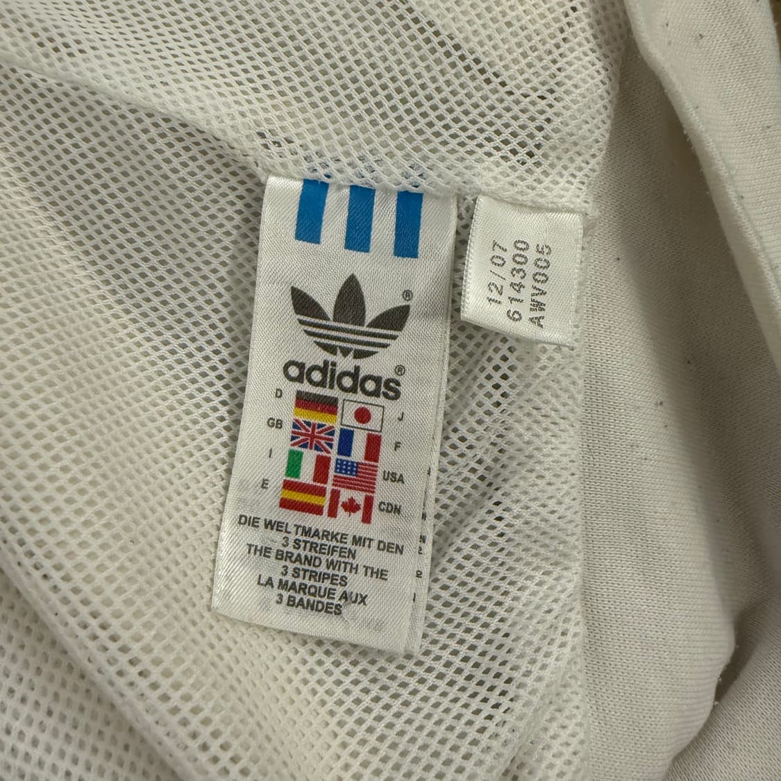 아디다스 독일 도우처 흰검 바람막이 자켓  90 상품이미지6