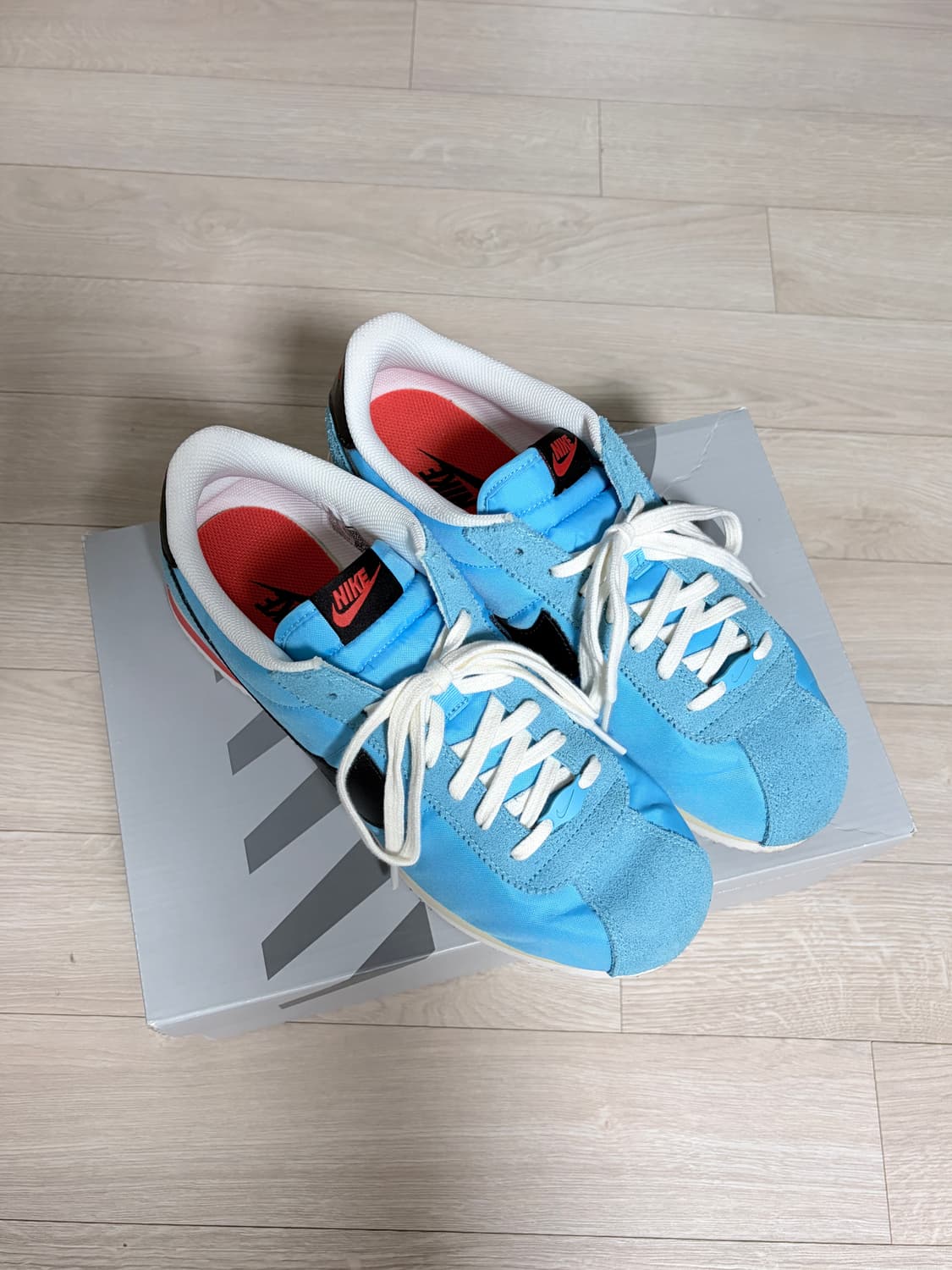 나이키 코르테즈 TXT 발틱 블루 블랙 280 상품이미지2