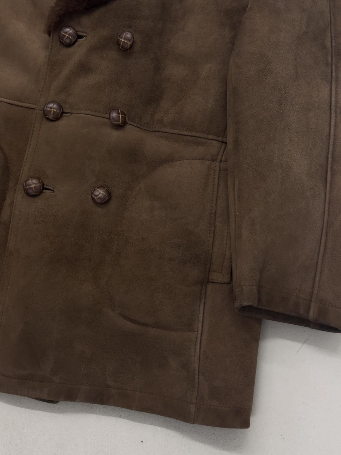 빈티지 스웨이드 무통 시어링 자켓 상품이미지5