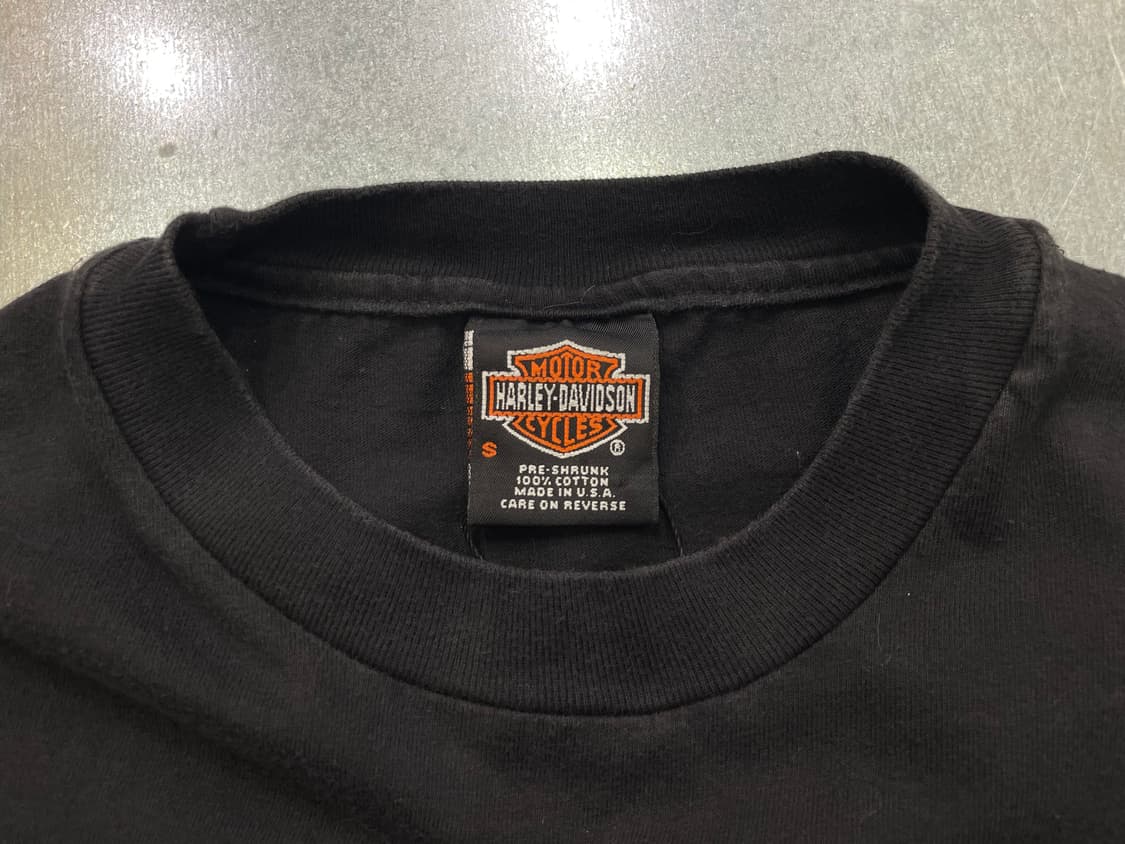 (S) USA Harley Davidson 할리 로고 프린팅 반팔티 상품이미지9