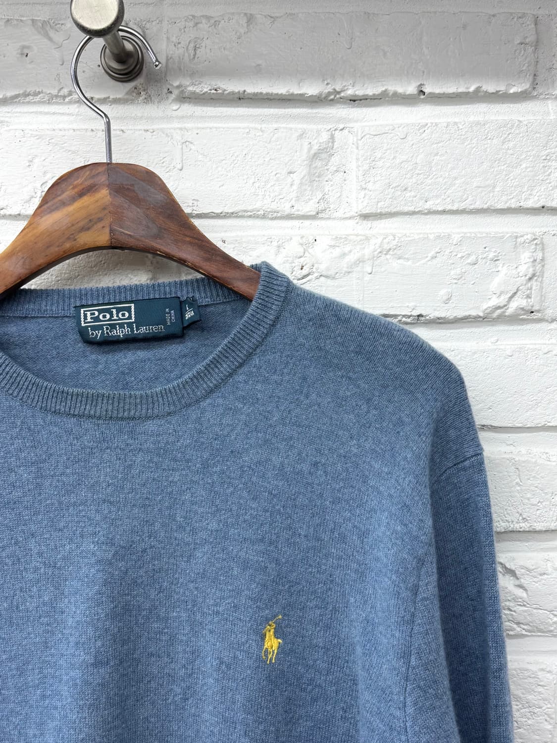 폴로 블루 니트  상품이미지4