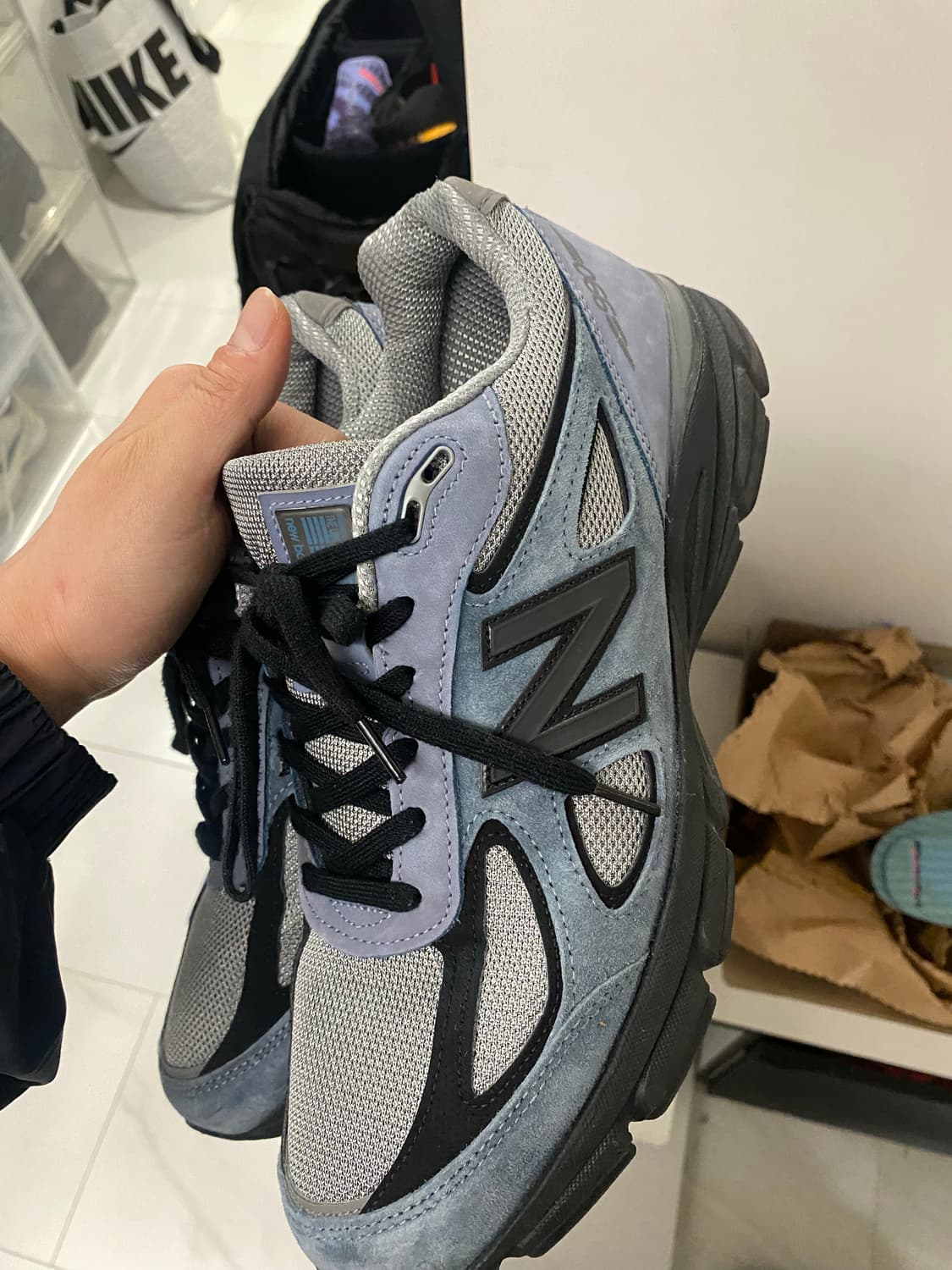 뉴발란스 990v4 메이드 인 USA 아크틱 그레이 285 상품이미지3