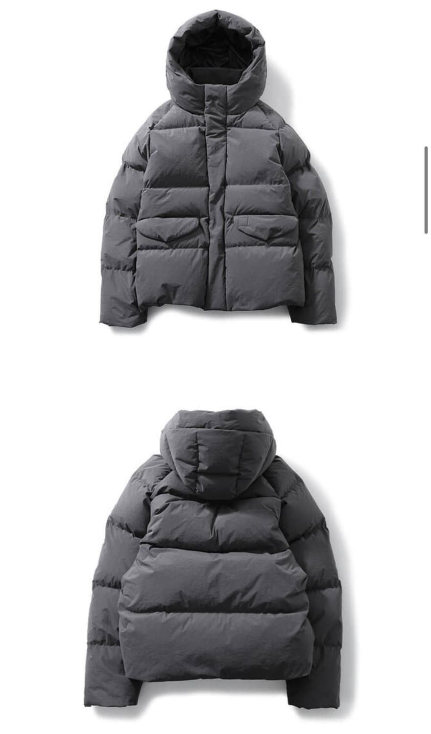 홀리선 노스코브 패딩 차콜 L 상품이미지2