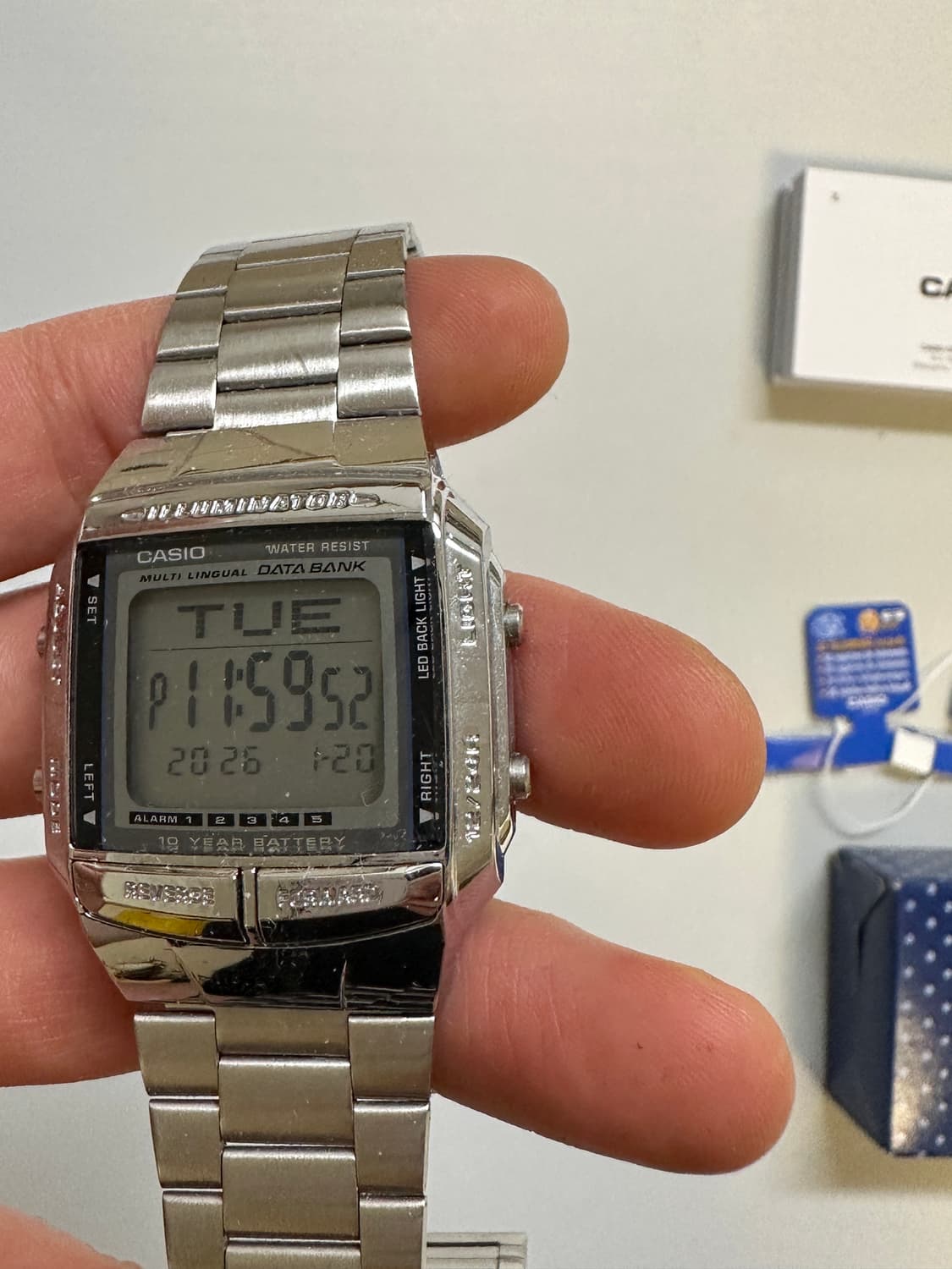 카시오 메탈 시계 상품이미지3