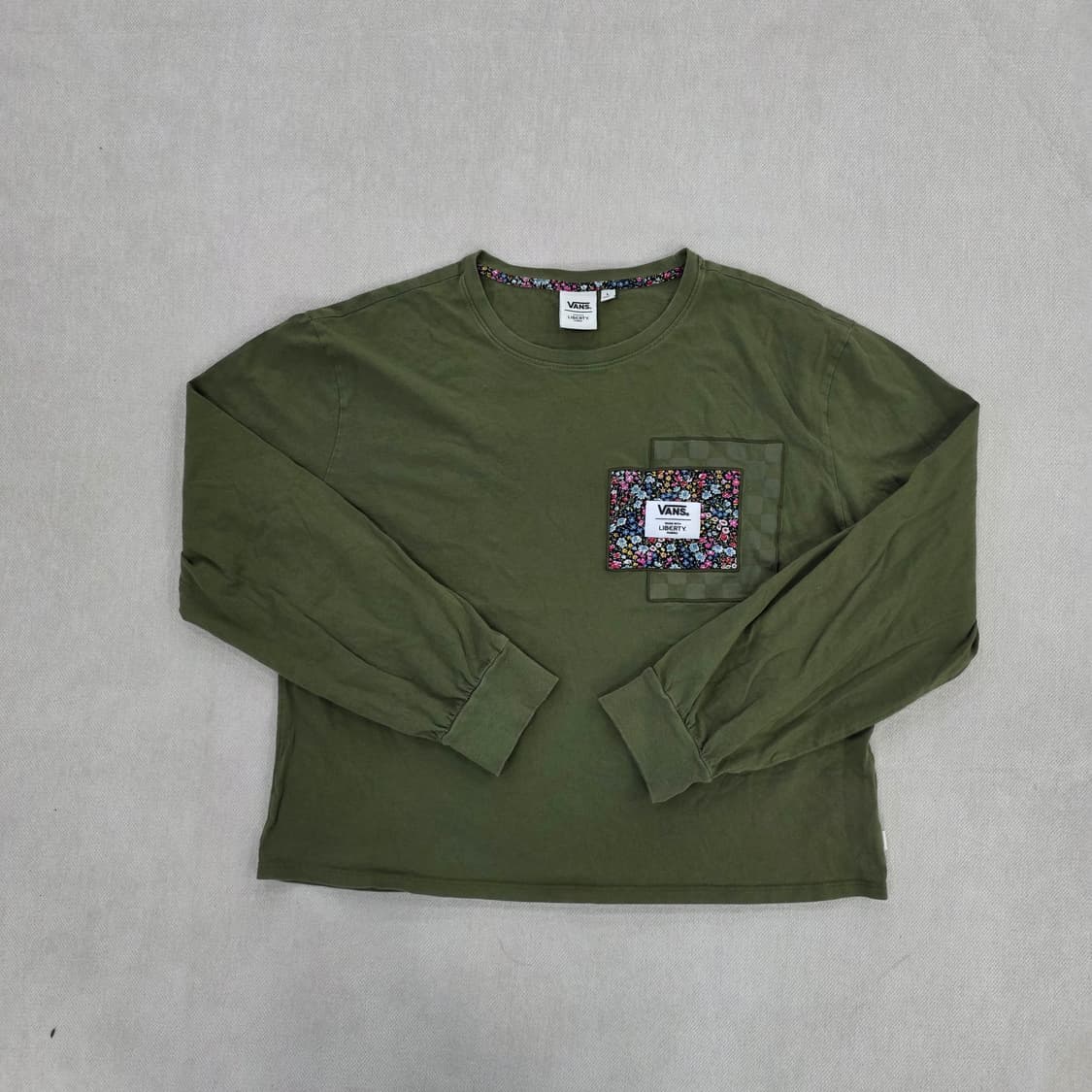 [L] 반스 리버티 오버핏 꽃 프린팅 긴팔티 1230J 상품이미지1