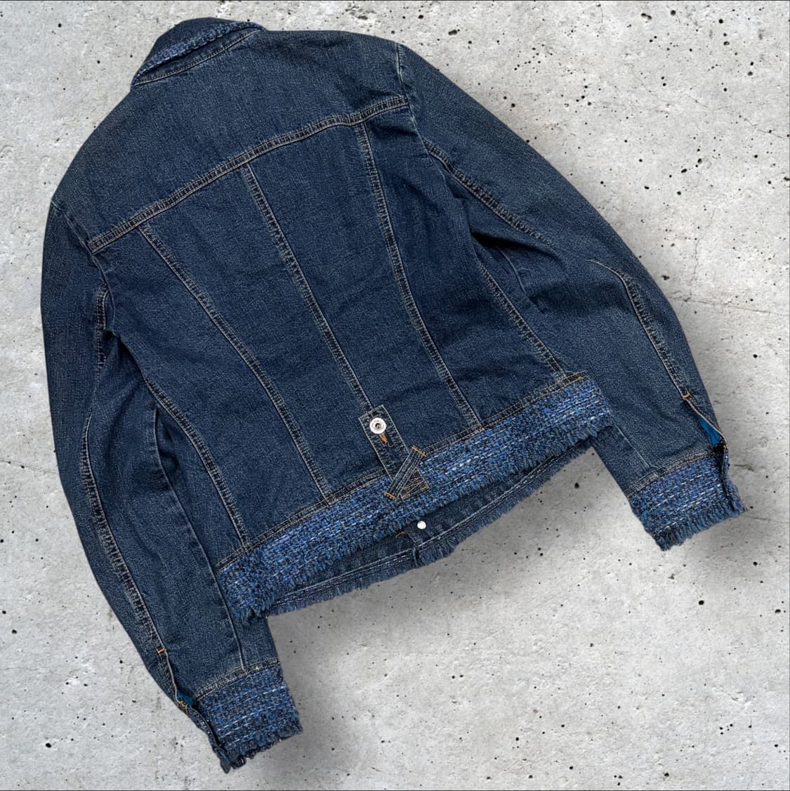 [S] D&G 돌체앤가바나 빈티지 트위드 데님 청자켓 D72 상품이미지2