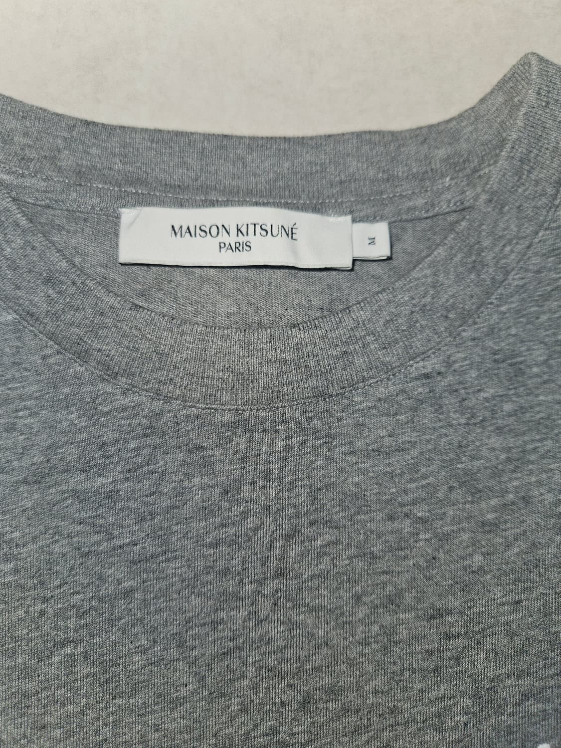 메종키츠네 미니로고 핸드라이팅 반팔 티셔츠 UNISEX 상품이미지6