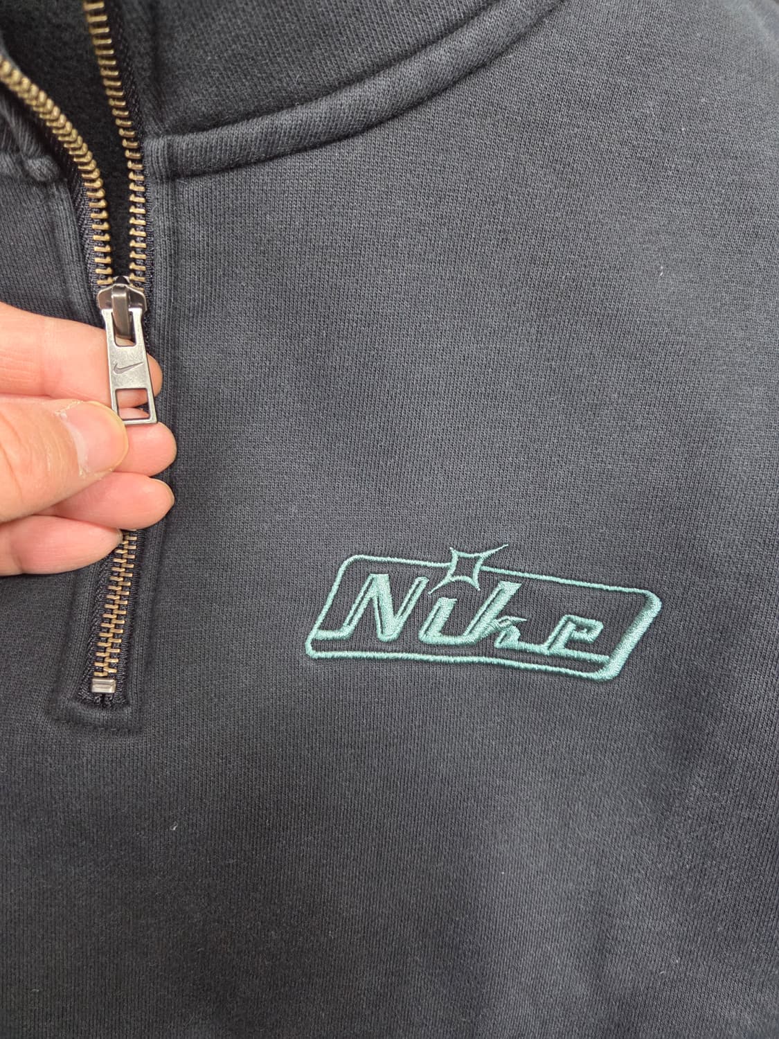 나이키 안감플리스 쿼터 집업 탑 xxl 상품이미지4