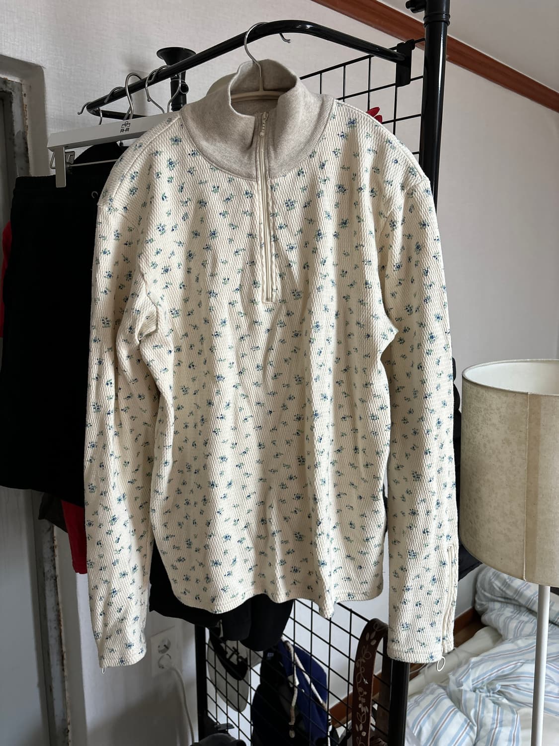 캐피탈 플라워 하프집업1size 상품이미지1