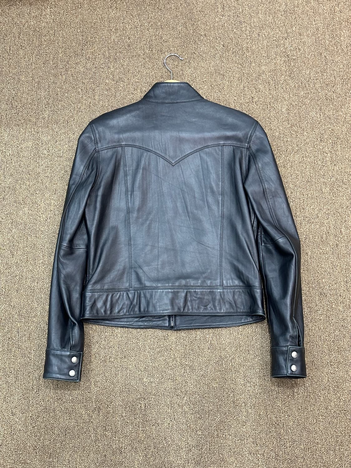 리바이스 블랙 레더자켓 상품이미지4