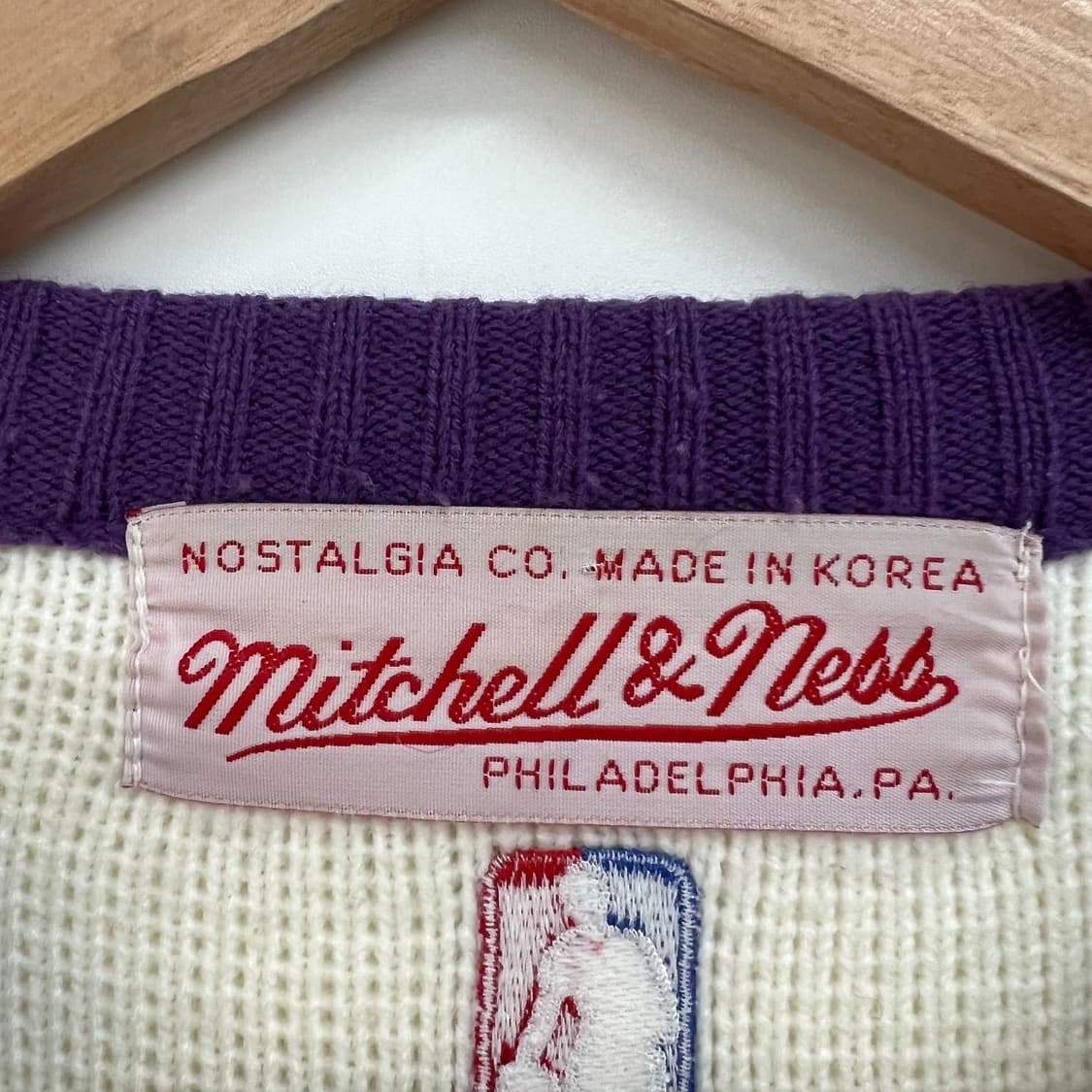 NBA LA 레이커스 엠브로이드 오버사이즈 니트 상품이미지10