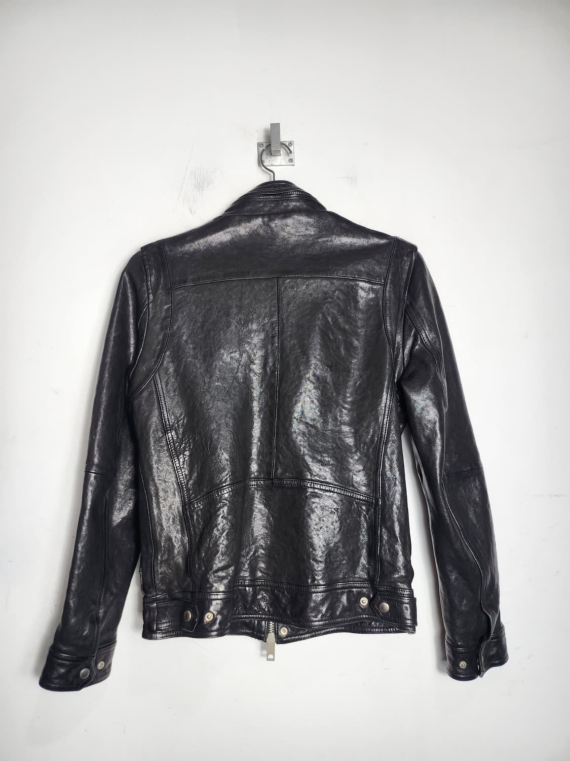 빈티지 멀티 포켓 라이더 가죽 자켓 상품이미지9