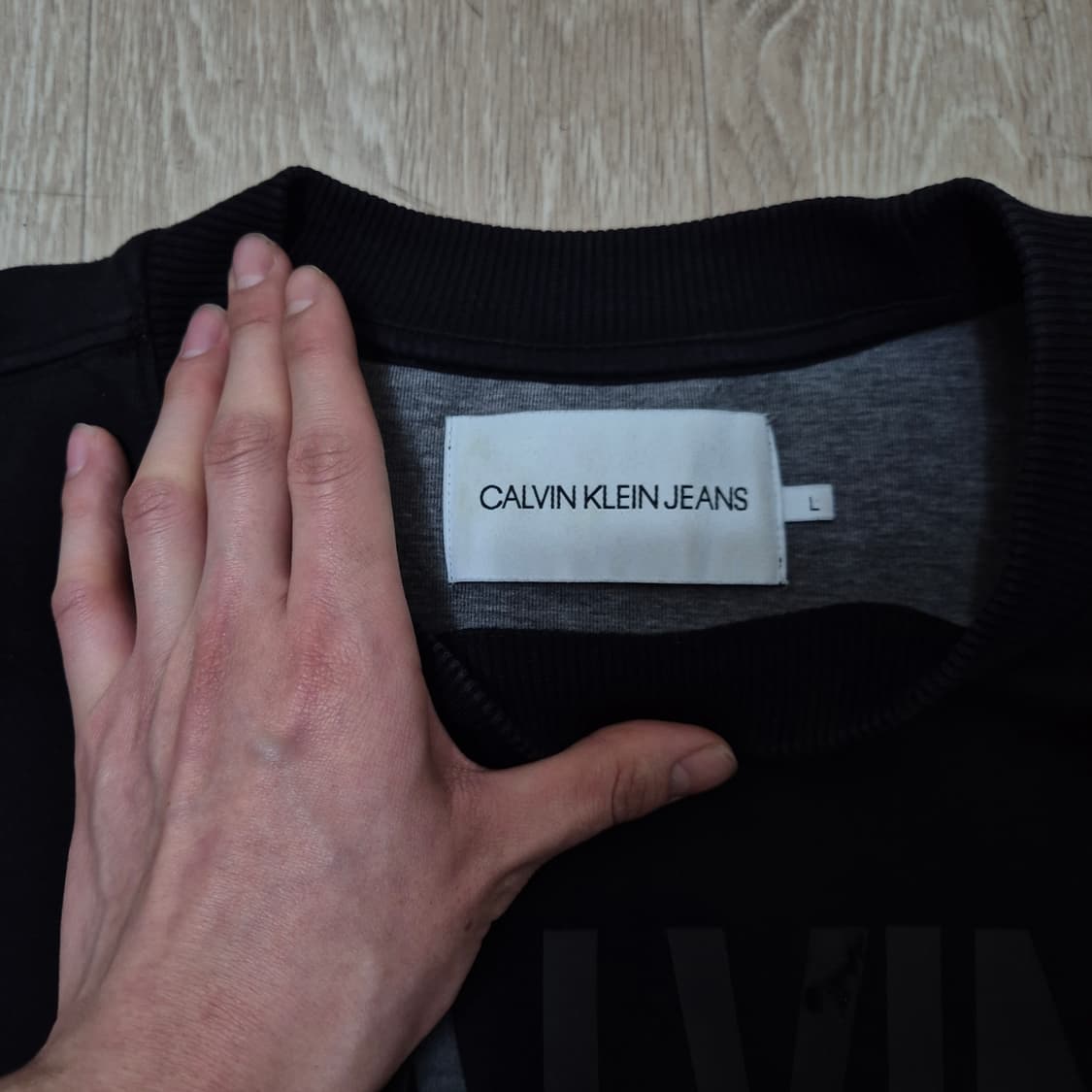 캘빈클라인 진스 빅로고 맨투맨 L(100) 상품이미지7