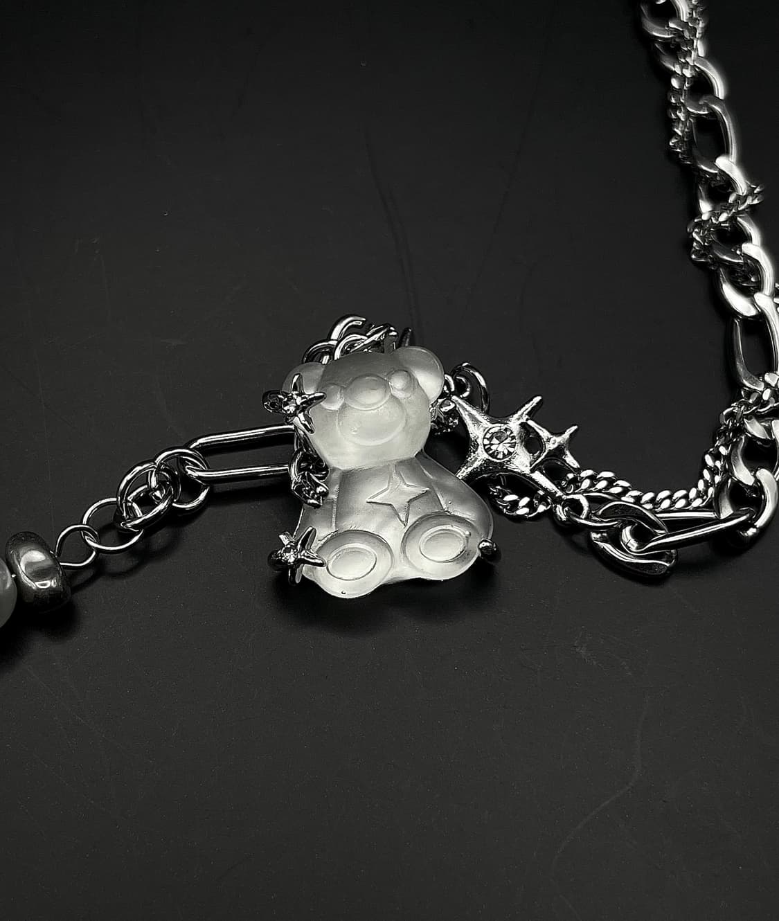 pcr053 Nerd teddy bear necklace 상품이미지6