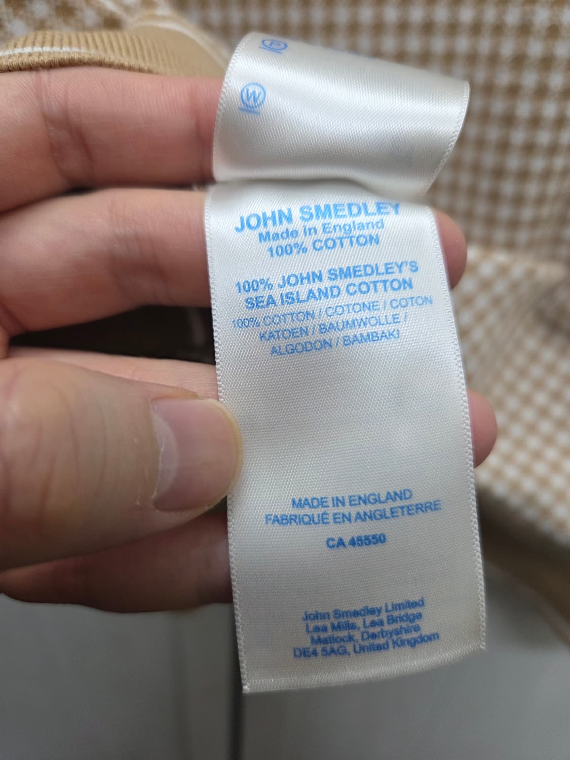 존스메들리 체크 니트 상품이미지4