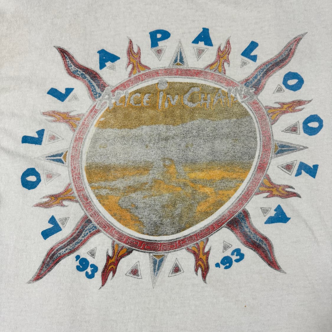 빈티지 90s 앨리스 인 체인스 Dirt 롤라팔루자 프로모 티셔츠 상품이미지3