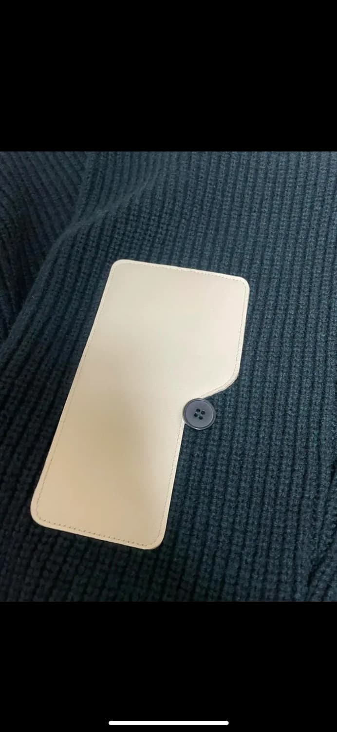 이얼즈어고 딥 그린 엘보우 패치 가디건 상품이미지2