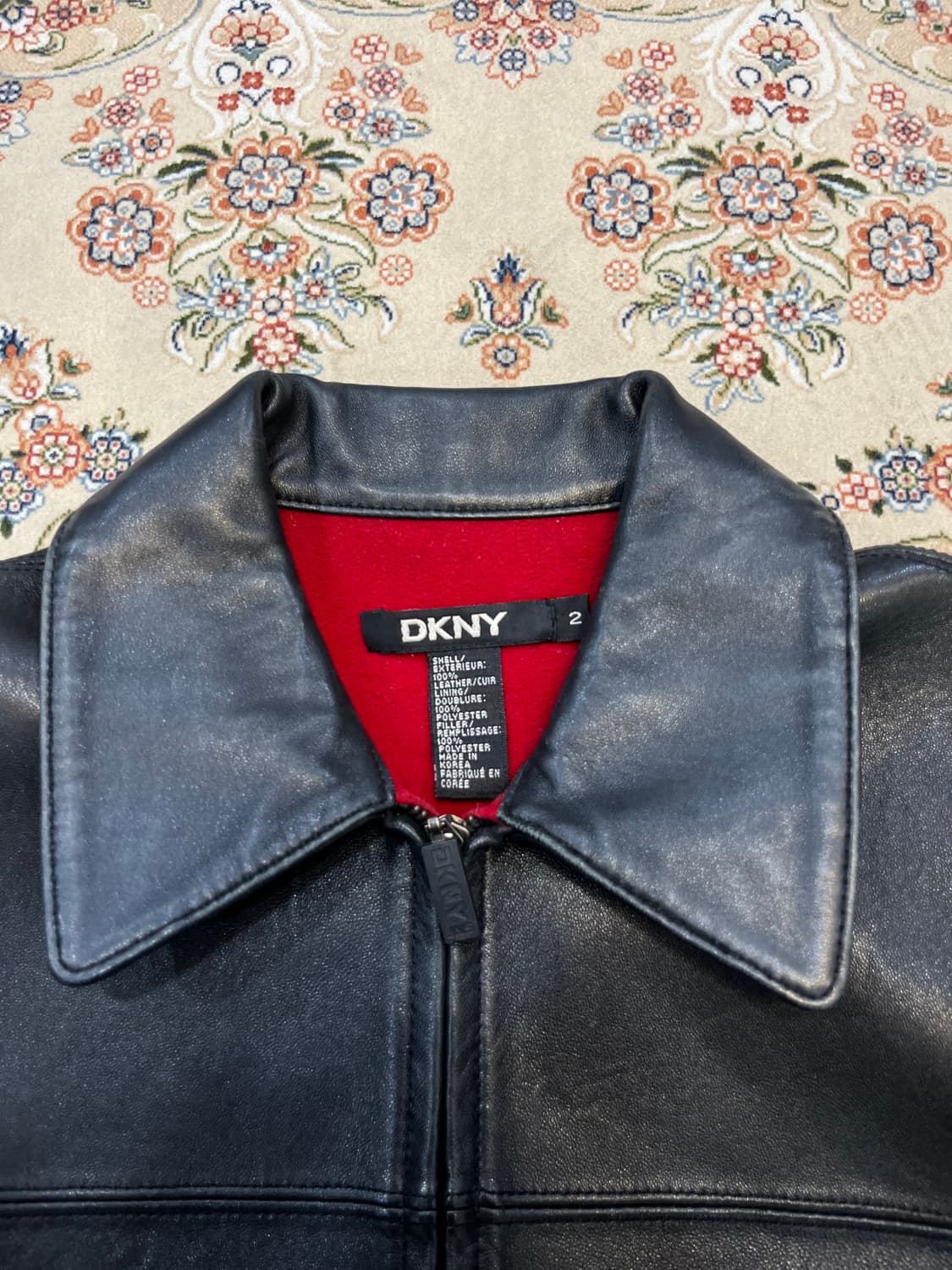 DKNY 리얼 레더 워크 자켓 상품이미지4